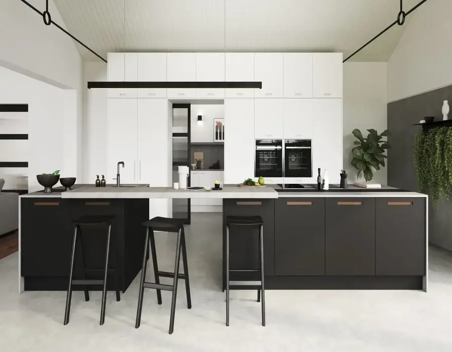 White Kitchens by Manchester Kitchens.