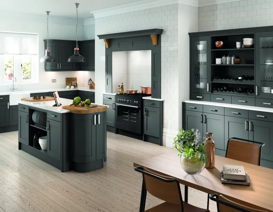 Grey Kitchens by NMB Kitchens and Bathrooms.