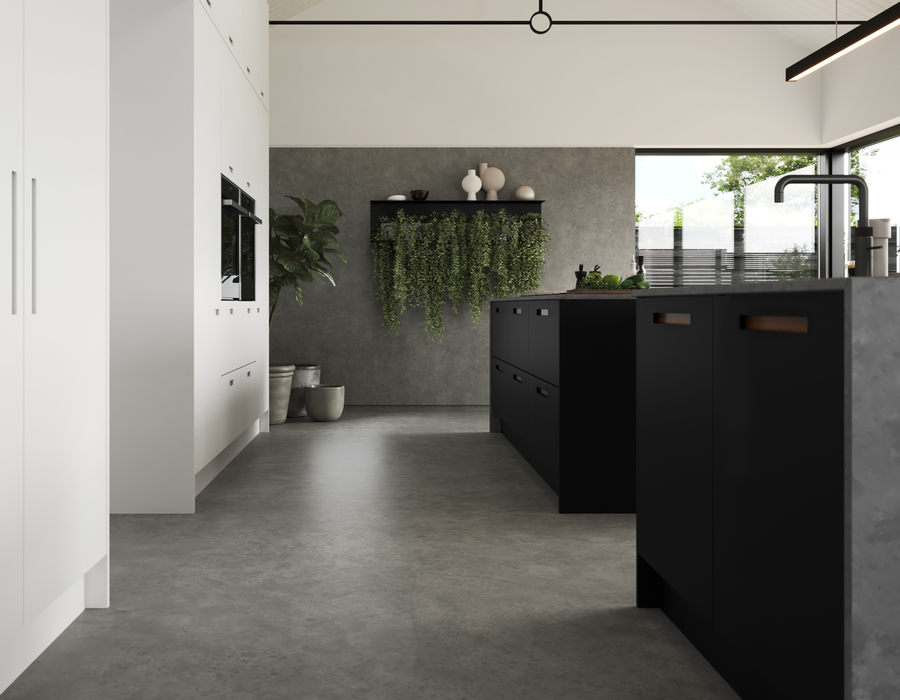 Handleless Kitchens By NMB Kitchens and Bathrooms Presents Porter Channel From The Outline Range.