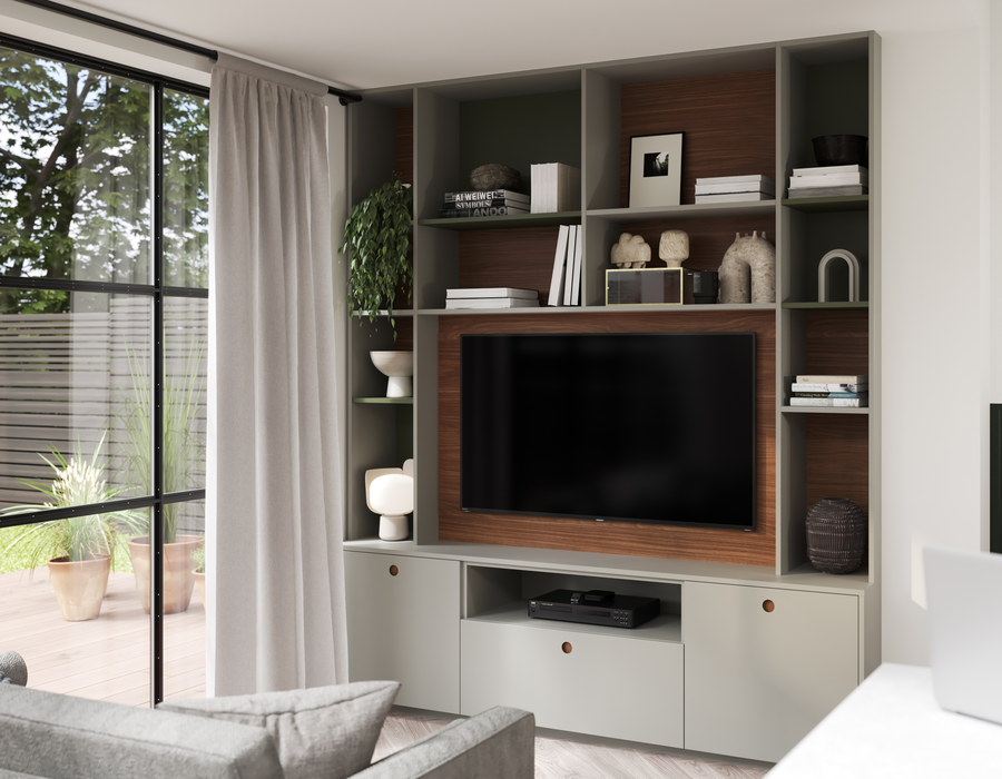 Porter Portal TV Unit By NMB Kitchens and Bathrooms.