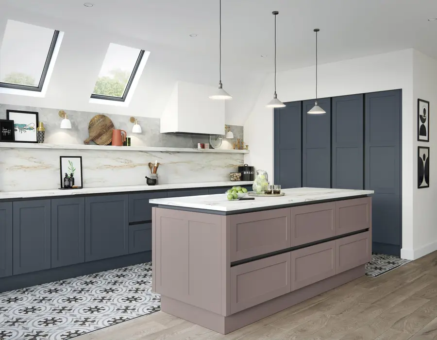 Modern Carbon Kitchen By NMB Kitchens and Bathrooms. Porter Handleless Kitchen.