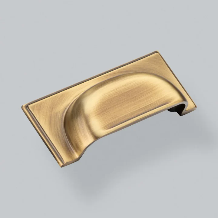 Brass kitchen handles