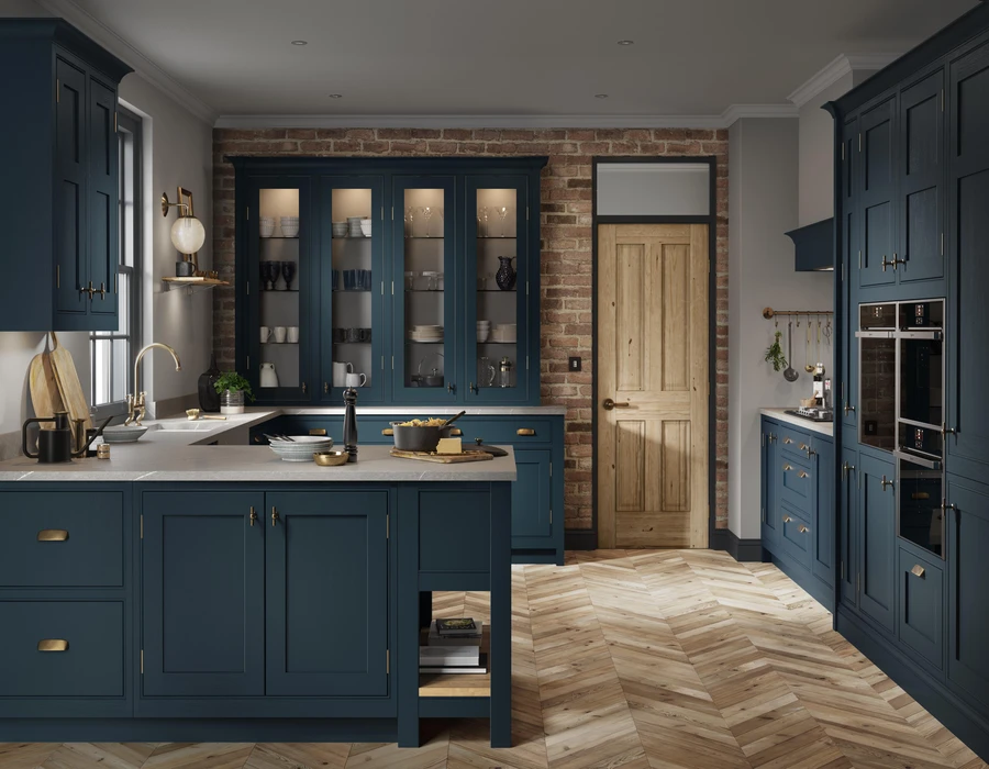 Blue kitchens ideas by NMB Kitchens and Bathrooms