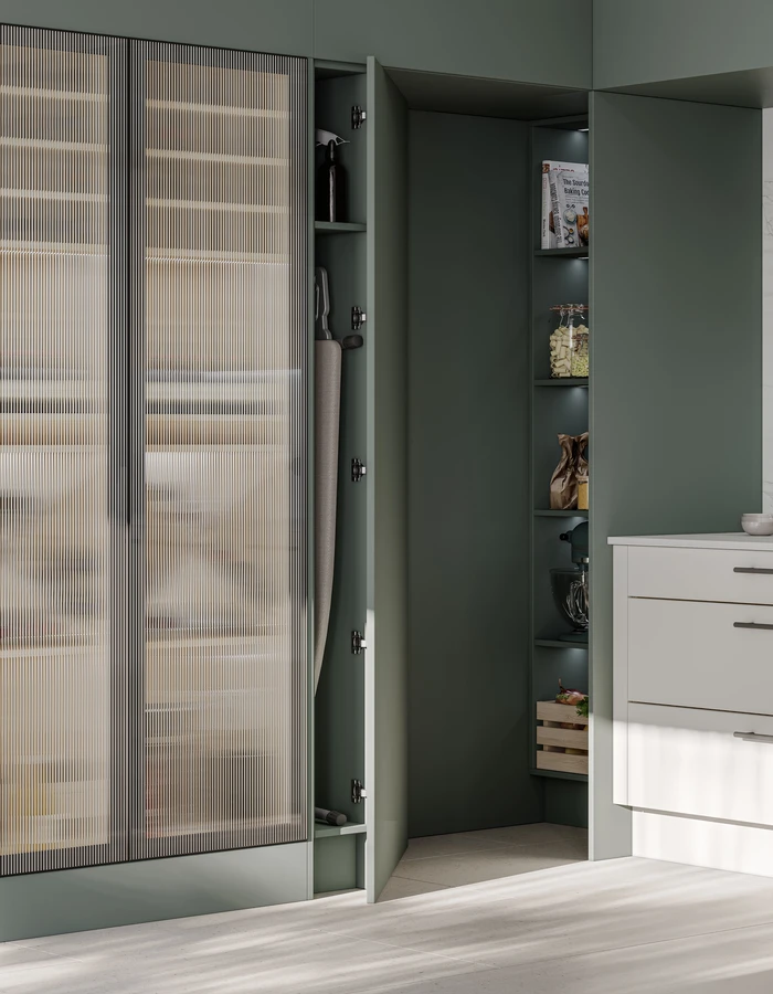 Unity Kitchens and Bathrooms showcasing green shades.