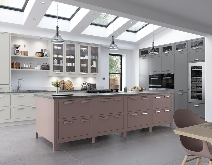 Pink Kitchen Inspirations By NMB Kitchens and Bathrooms.