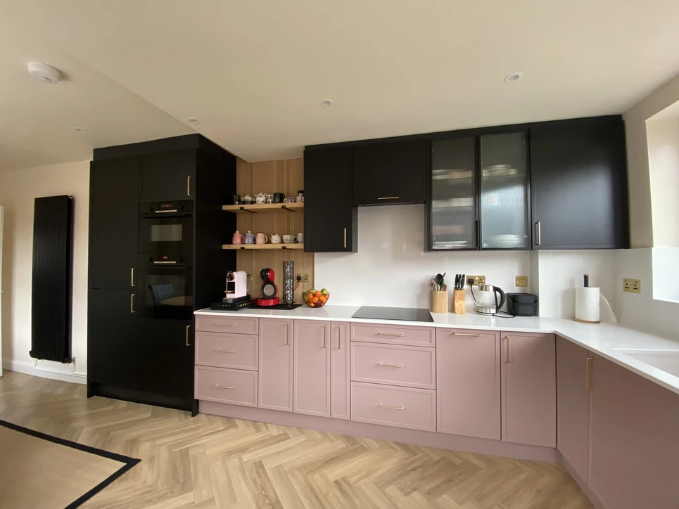 Kitchen Wall Knock Through To Diner