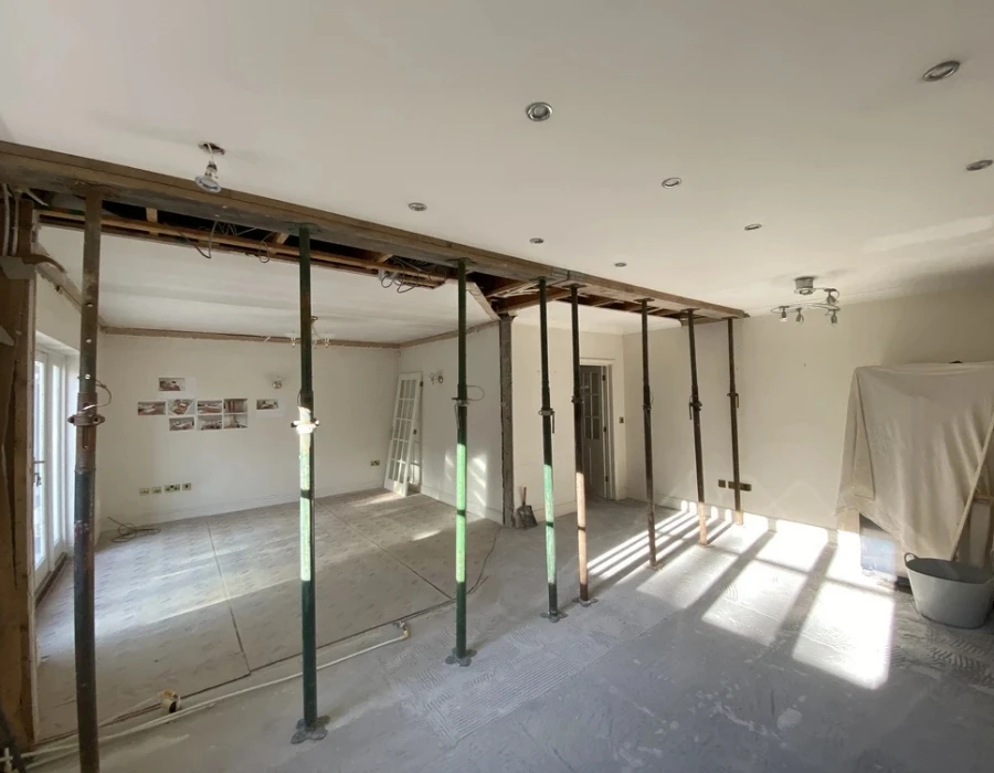 Kitchen Diner Knock Through - Steel Beam